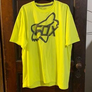 Bright yellow fox T-shirt XL men’s